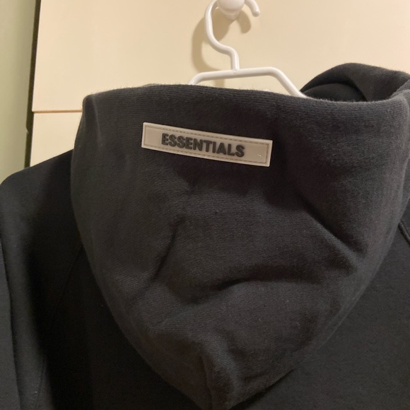 Essentials by Fear of God black fleece hoodie - Picture 4 of 4